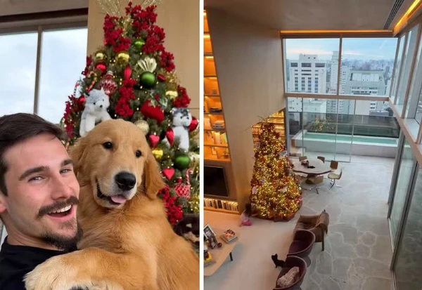 Luzes, laços e afeto dão o tom da decoração de Natal nas casas dos famosos por Reprodução