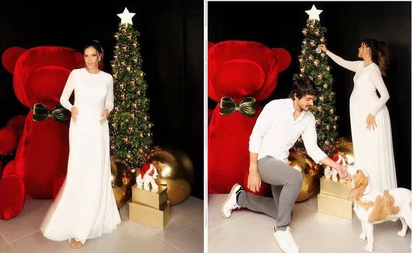 Luzes, laços e afeto dão o tom da decoração de Natal nas casas dos famosos por Reprodução