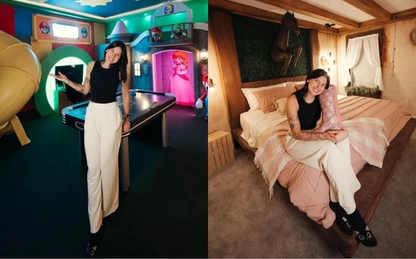 Mansão de Ana Castela em Orlando aposta em quartos temáticos e experiências imersivas