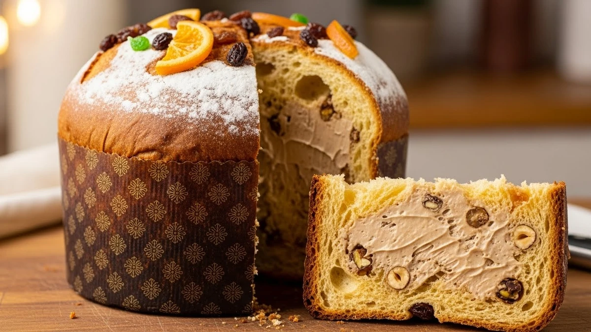 Panetones recheados são clássicos! por Imagem produzida com IA