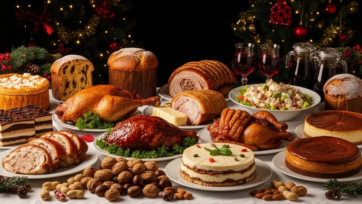 
O
verdadeiro problema é que dezembro é cheio de eventos,
transformando o exagero que seria limitado à ceia de Natal e à ceia
de Ano Novo em excessos contínuos.
 por Imagem produzida com IA