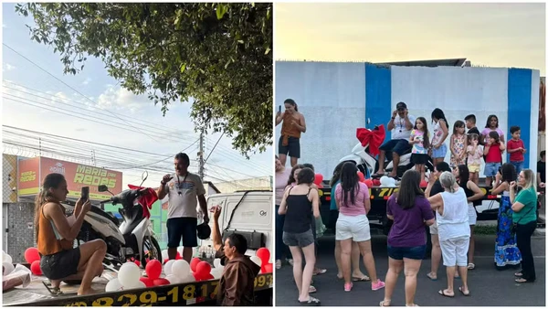 Pais de alunos fazem vaquinha para comprar moto de presente de Natal para porteiro de escola por Reprodução