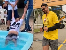 Imagem - Jovem volta a andar após ficar paraplégico em piscina no dia do próprio aniversário