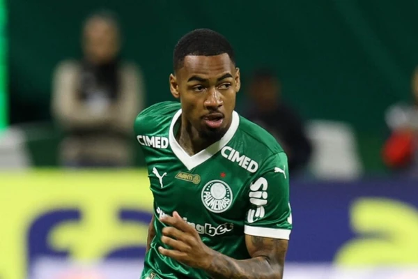 Allan (Palmeiras) – Valorização de R$ 65,3 milhões em 2025 e valor de mercado atual de R$ 65,3 milhões por Cesar Greco/Palmerias 