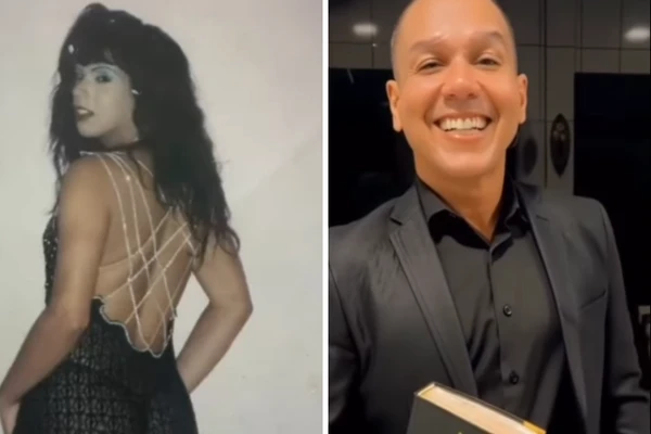 Antes e depois do pastor 