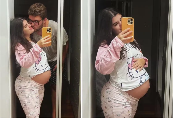 Carolina Chamberlain e o namorado, Guilherme Deeke por Reprodução/Instagram