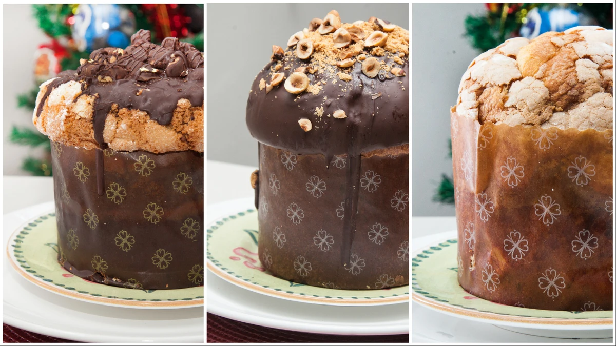 Panetones da Le Lapin, do Manga e do Isola Cucina