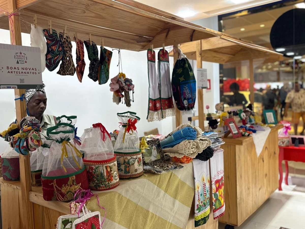 Feira de Artesanato “Natal Feito à Mão” vai até 3 de janeiro, no Shopping Center Lapa