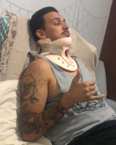 Luiz Renato compartilhou recuperação nas redes sociais por Reprodução
