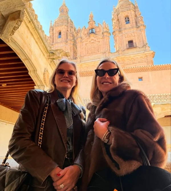 Roberta Luchsinger e Renata, esposa de Lulinha por Reprodução