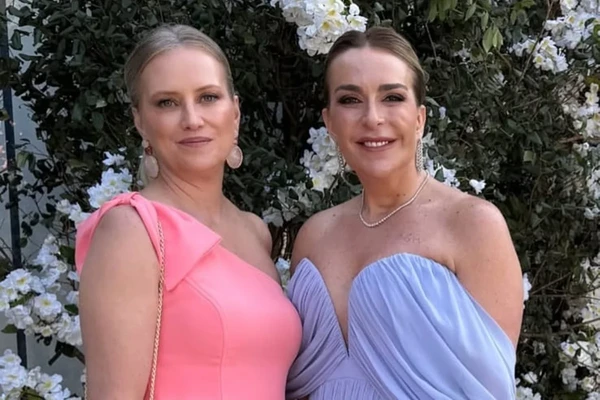 Roberta Luchsinger e Renata, esposa de Lulinha por Reprodução