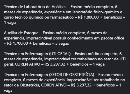 Veja vagas por Reprodução