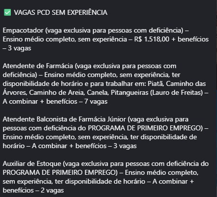 Veja vagas por Reprodução