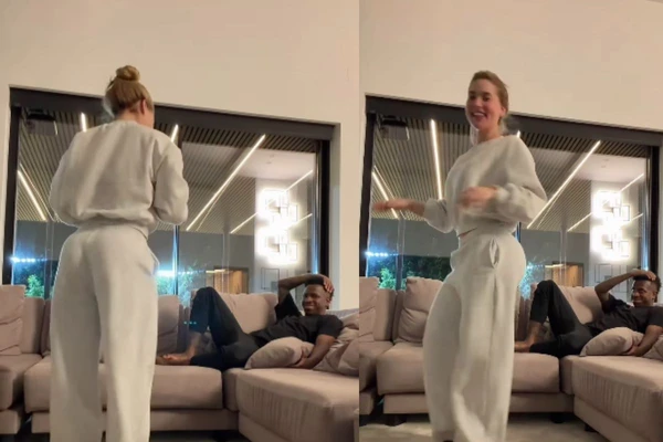 Virginia protagonizou momento de descontração com Vini Jr.