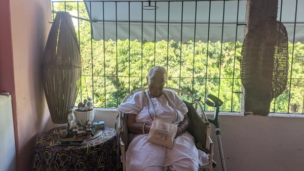 Vovó Cici de Oxalá por Larissa Almeida/CORREIO