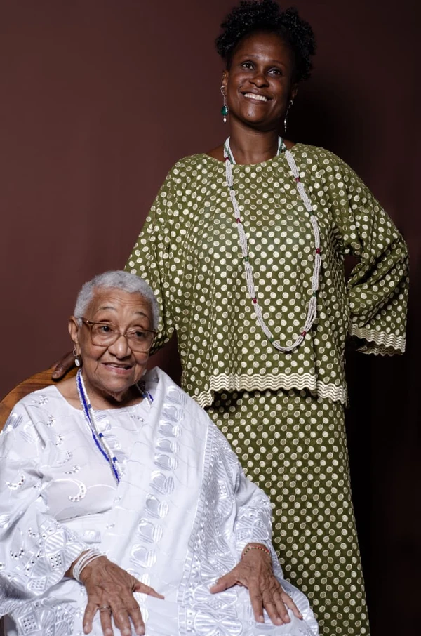 Vovó Cici de Oxalá e Marlene da Costa e Silva por Larissa Almeida/CORREIO