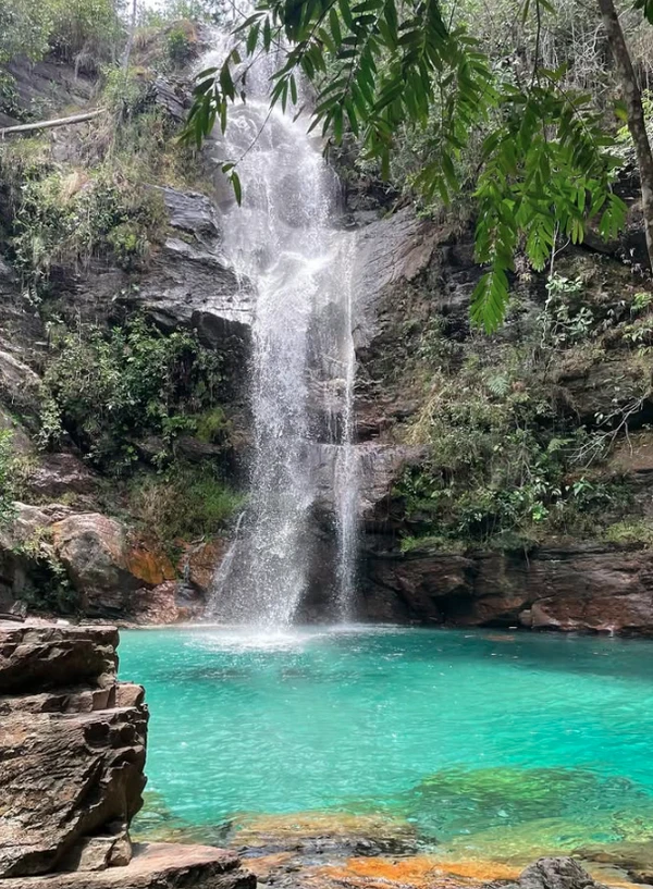 Cachoeira Santa Bárbara – Cavalcante (GO) por Reprodução | Instagram
