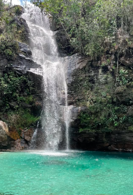 Cachoeira Santa Bárbara – Cavalcante (GO) por Reprodução | Instagram