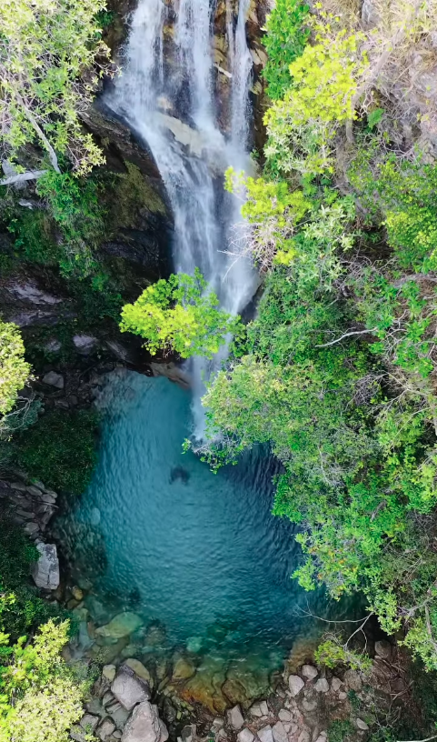Cachoeira Santa Bárbara – Cavalcante (GO) por Reprodução | Instagram
