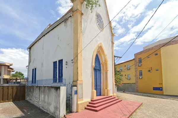 Capela Nossa Senhora da Piedade, no município de Itaparica por Google Street View