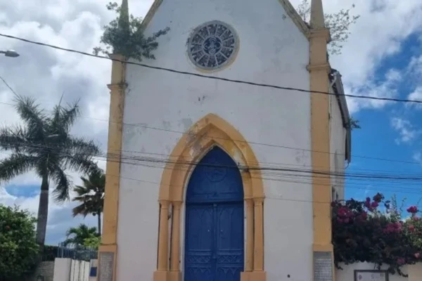 Capela Nossa Senhora da Piedade, no município de Itaparica por Reprodução