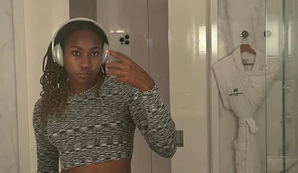 Coco Gauff por Reprodução