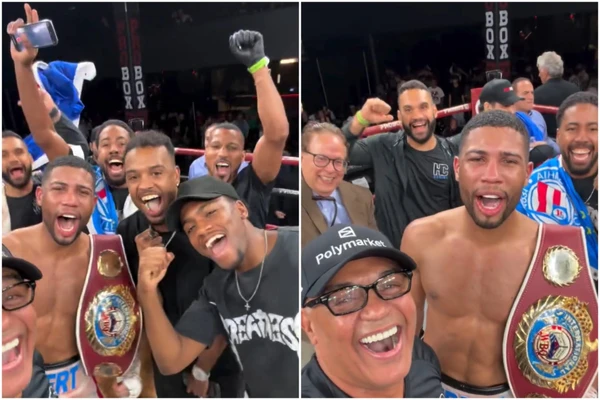 Hebert Conceição celebra com equipe e técnico Luiz Dórea