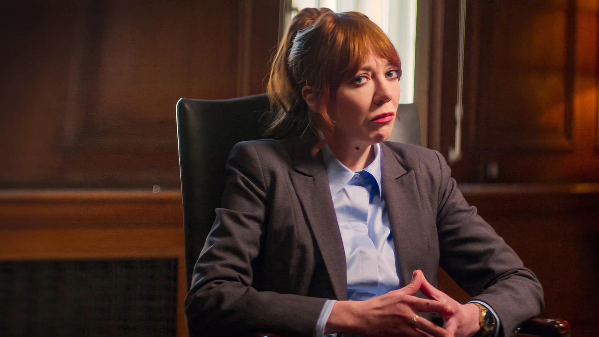 O Mundo por Philomena Cunk – Documentário ficcional – 1 temporada. Disponível na Netflix  por Reprodução/Netflix