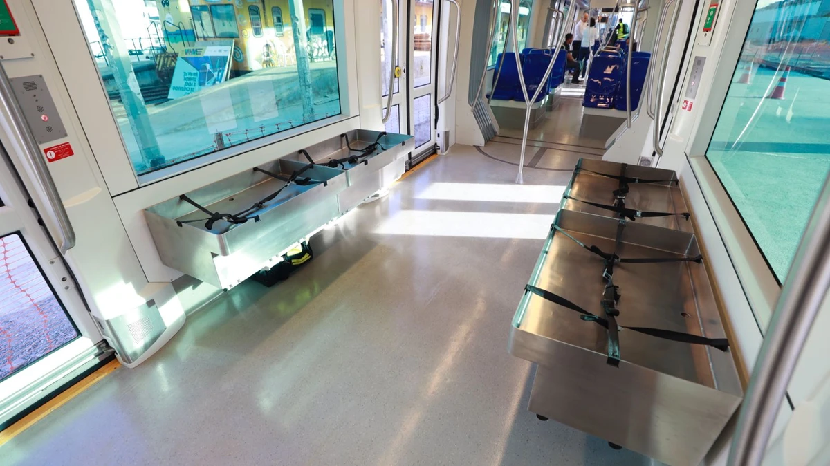 Vagão para transporte de pescados no VLT