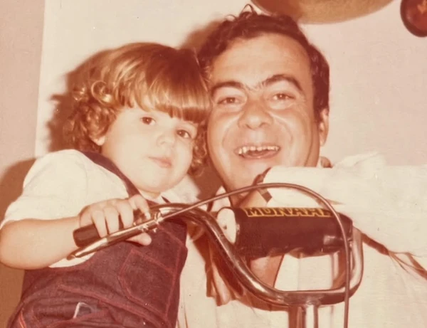 Lindomar Castilho com a filha Liliane por Reprodução