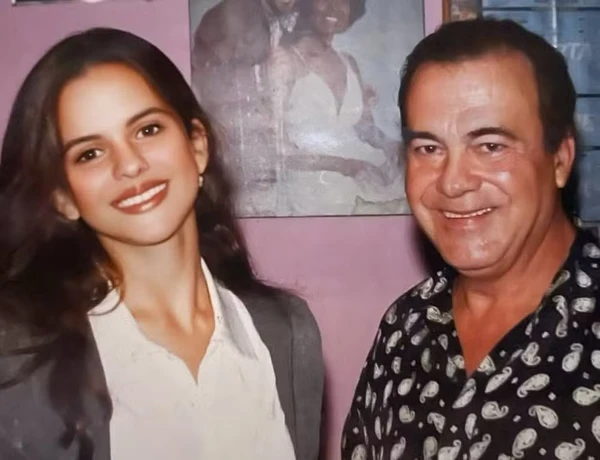 Lindomar Castilho e a filha por Reprodução