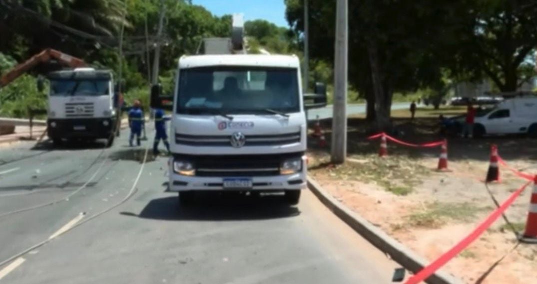 Maior parte da região já está com energia por Reprodução/TV Bahia