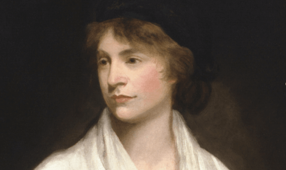 Em
em
1787, Mary
Wollstonecraft 
escreveu
“Desafortunada é a situação das fêmeas”, no livro Thoughts
on the education of daughters (“Pensamentos
sobre a educação das filhas”) – um dos primeiros escritos
em que uma mulher abordava a situação feminina na Europa
 por Reprodução