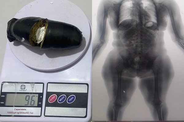 Mulher é presa após tentar entrar com drogas nas partes íntimas em presídio