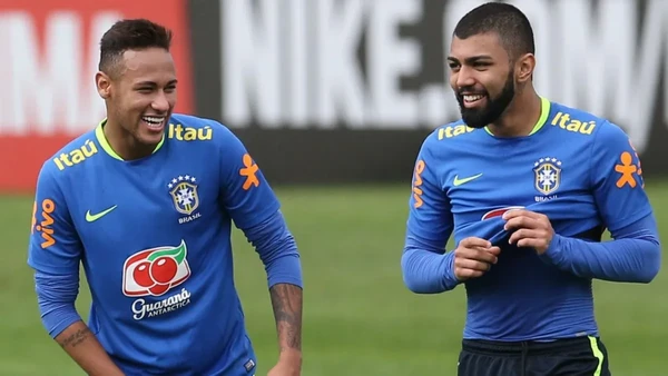 Neymar e Gabigol por Reprodução