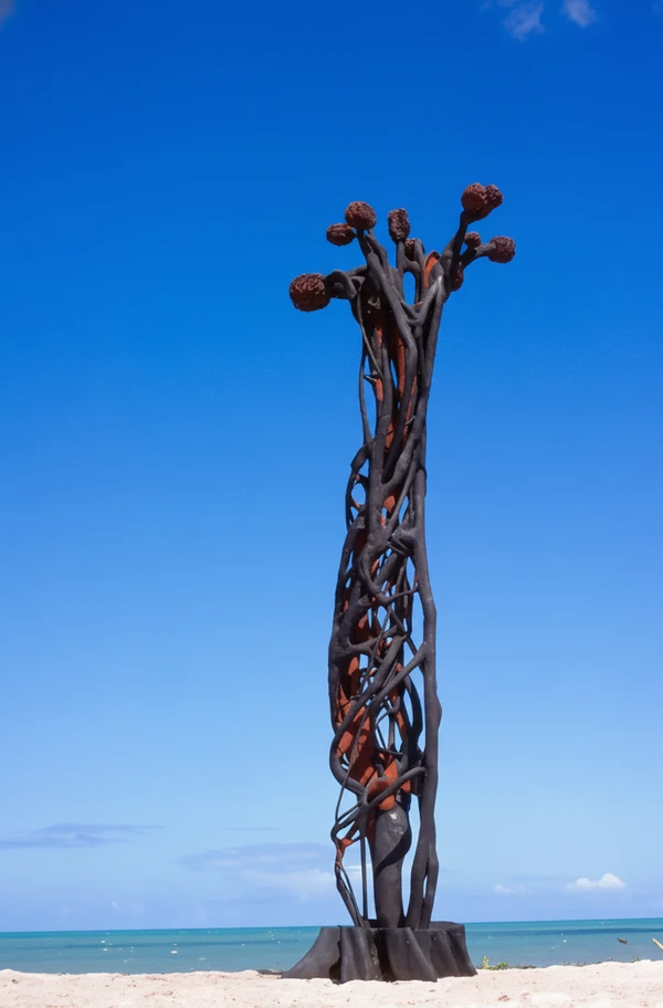 Obra de Frans Krajcberg  por Arquivo