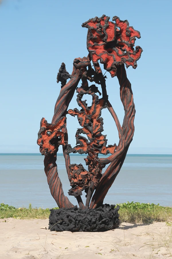 Obra de Frans Krajcberg  por Arquivo