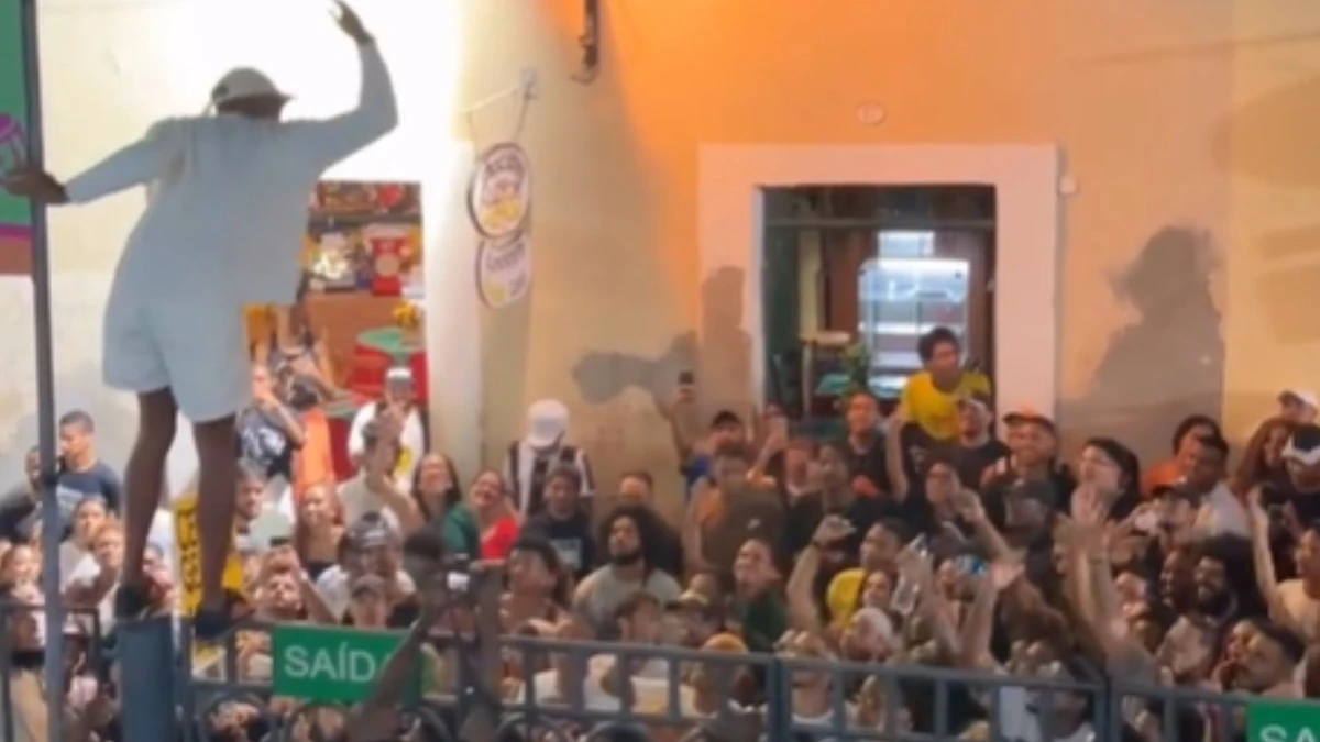 Show de Vandal lotou largo no Pelourinho, em Salvador