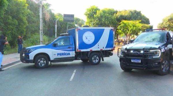 Trabalho da perícia por Reprodução/TV Bahia