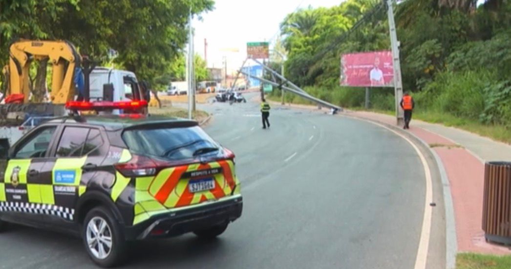 Transalvador no local por Reprodução/TV Bahia
