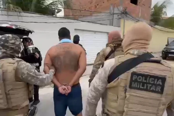 Felipe Blog foi preso em Jauá por Reprodução