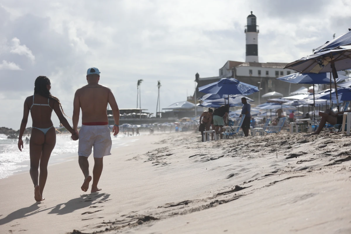 Praia do Farol da Barra por Arquivo Correio