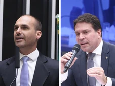 Imagem - Câmara dos Deputados cancela passaportes diplomáticos de Eduardo Bolsonaro e Ramagem