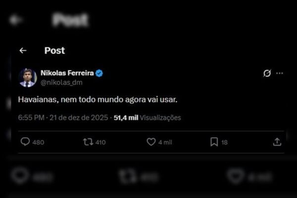 Bolsonaristas tentam boicotar marca Havaianas  por Reprodução 