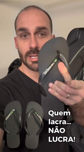 Bolsonaristas tentam boicotar marca Havaianas  por Reprodução 