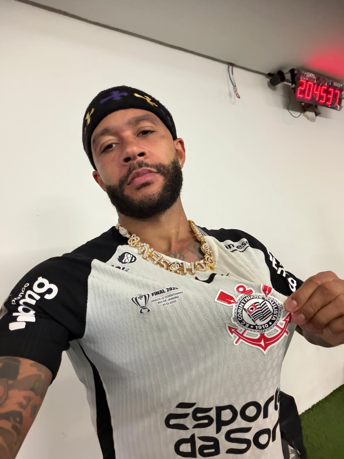 Comemoração do Corinthians por Rodrigo Coca / Corinthians