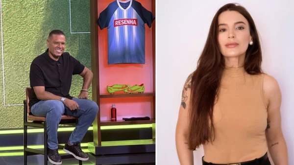 Luis Fabiano e Carolina Ramos por Reprodução