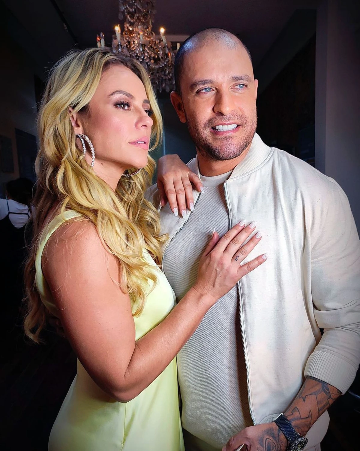 Paolla Oliveira e Diogo Nogueira  por Reprodução/Redes Sociais 