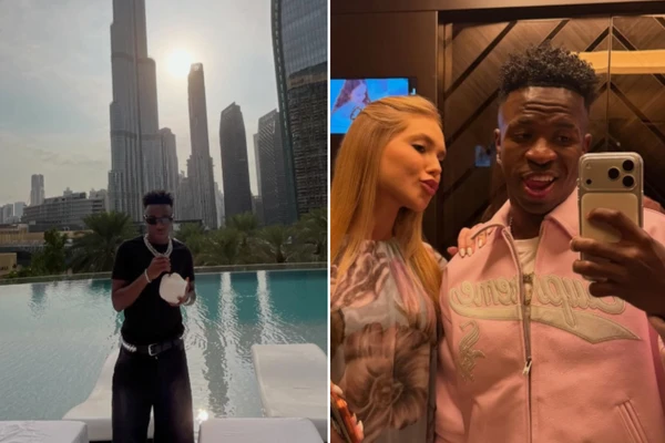 Vini e Virginia passaram o domingo em Dubai