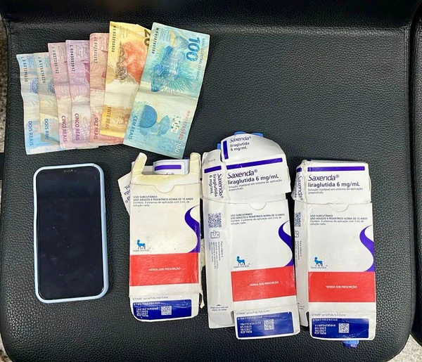 Canetas foram apreendidas